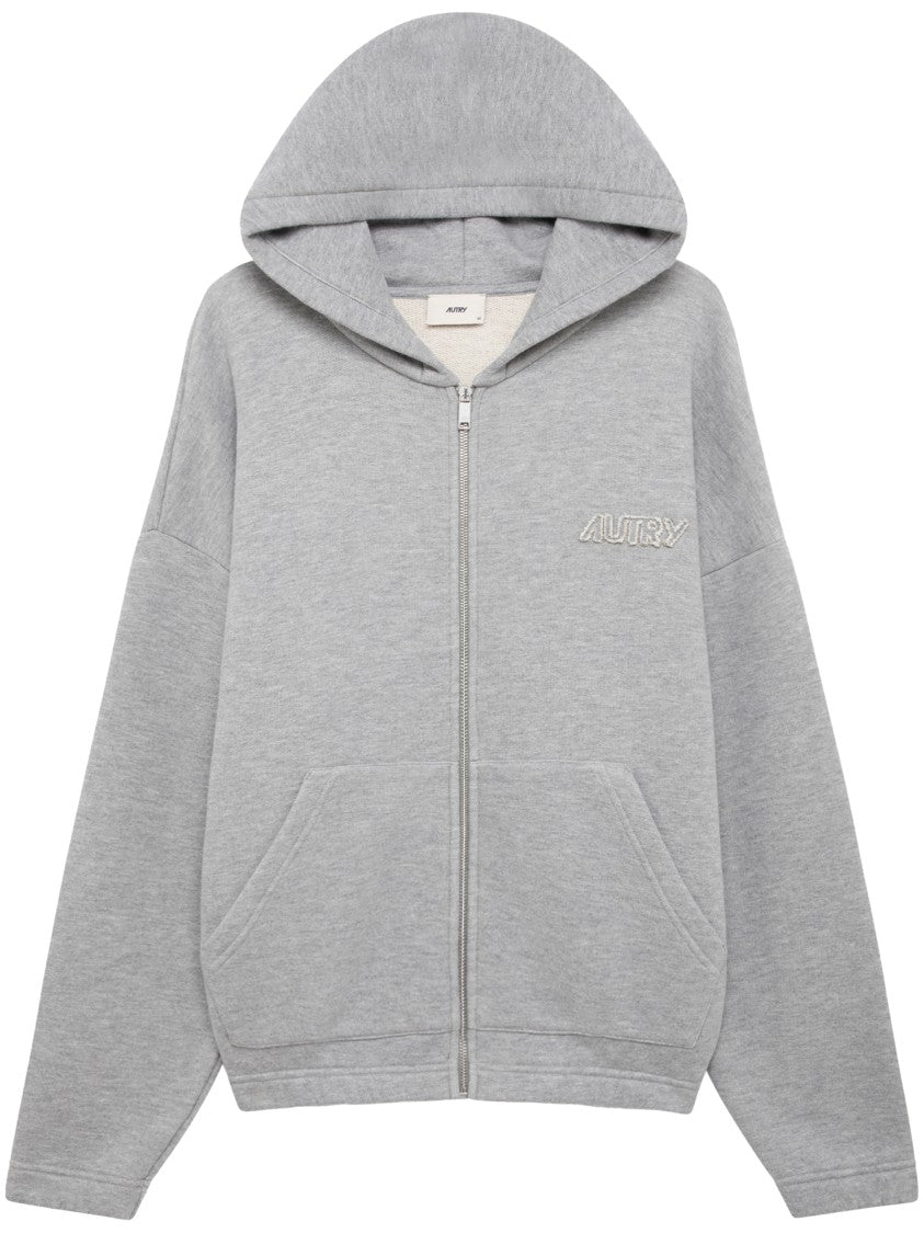 Autry Unisex Hoodie With Full Front Zipper