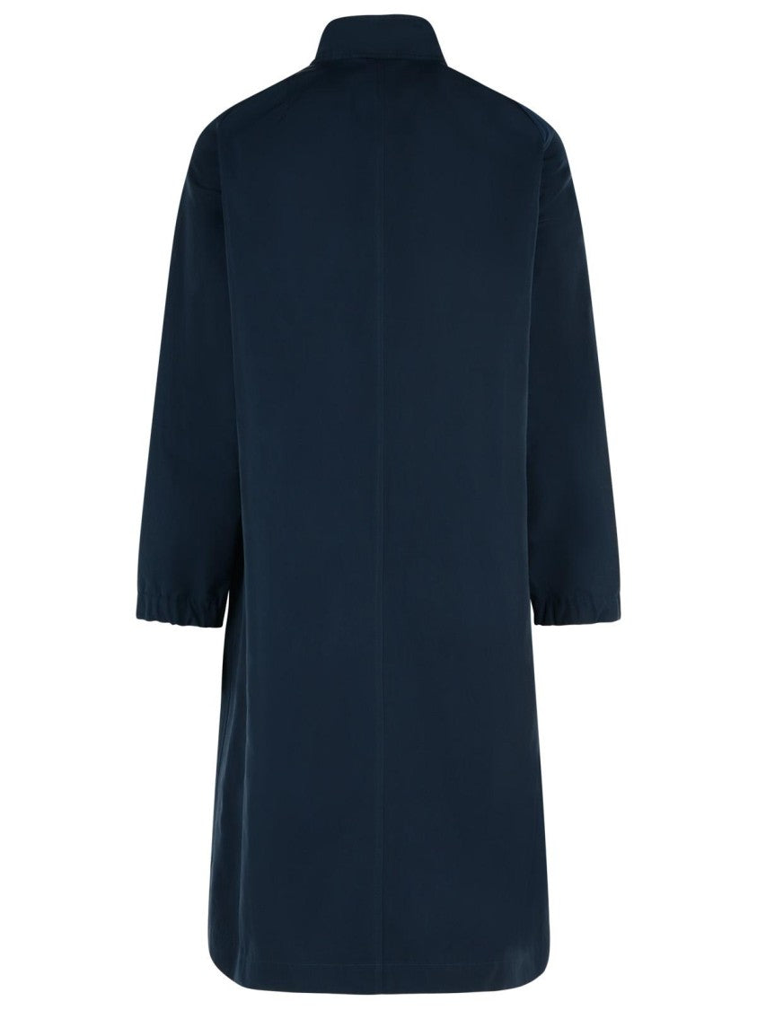 Dries Van Noten Rannon' Navy Polyester Coat