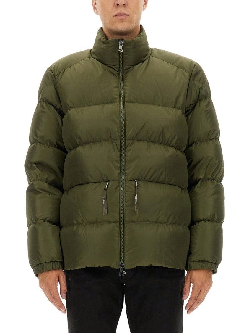 Moncler Tuileries High-Collar Quilted Down Jacket
