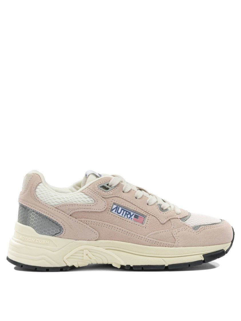 Autry Suede And Mesh Sneakers