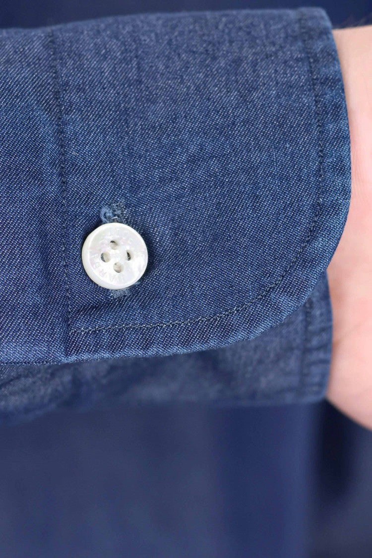 Barba Dandylife Line Tailored Denim Shirt