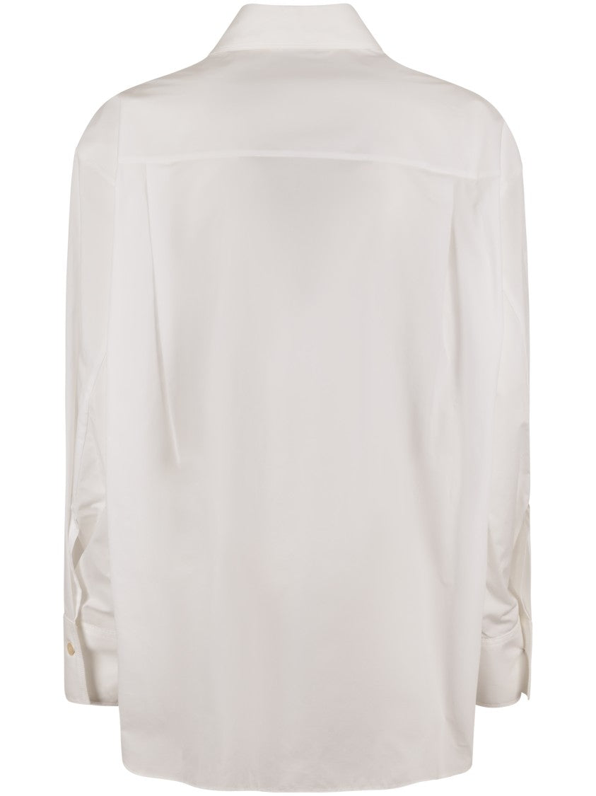 Forte Forte Poplin White Oversized Shirt