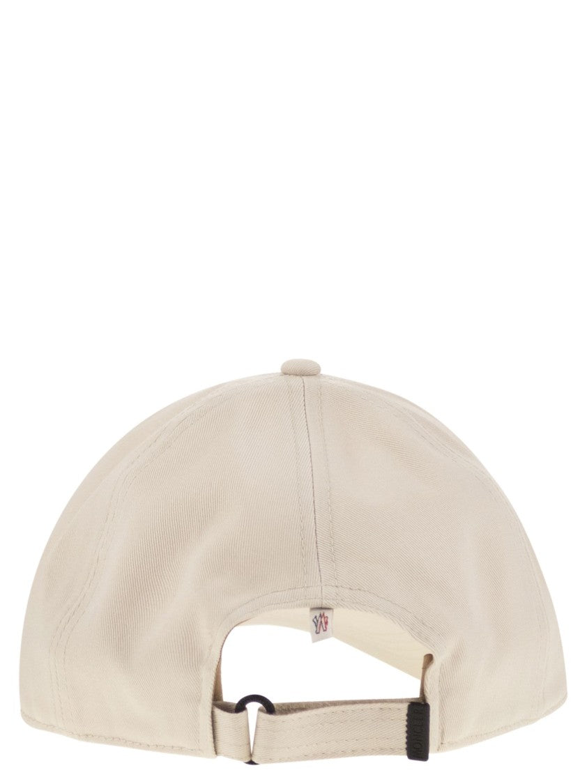 Moncler Grenoble Cotton Gabardine Baseball Cap