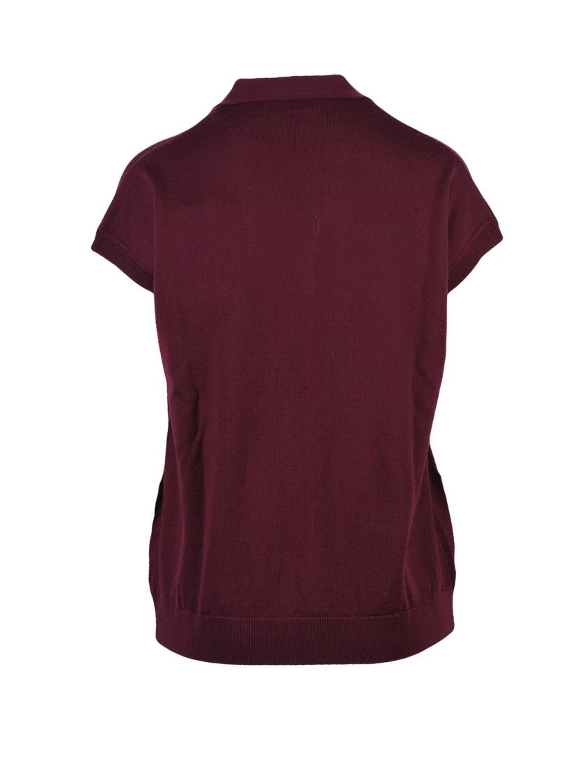 Alpha Studio Extrafine Merino Wool Vest With Button-Down Front