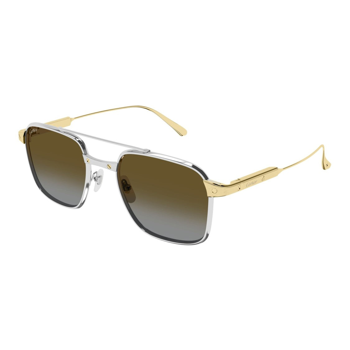 Cartier Ct0610s Square Titanium Sunglasses