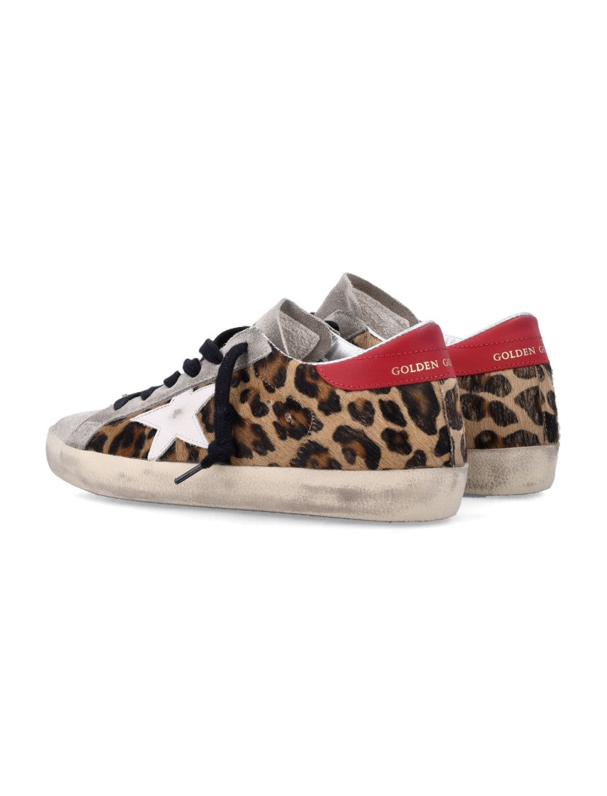 Golden Goose Golden Goose Super-Star Woman's Sneakers Leopard Print