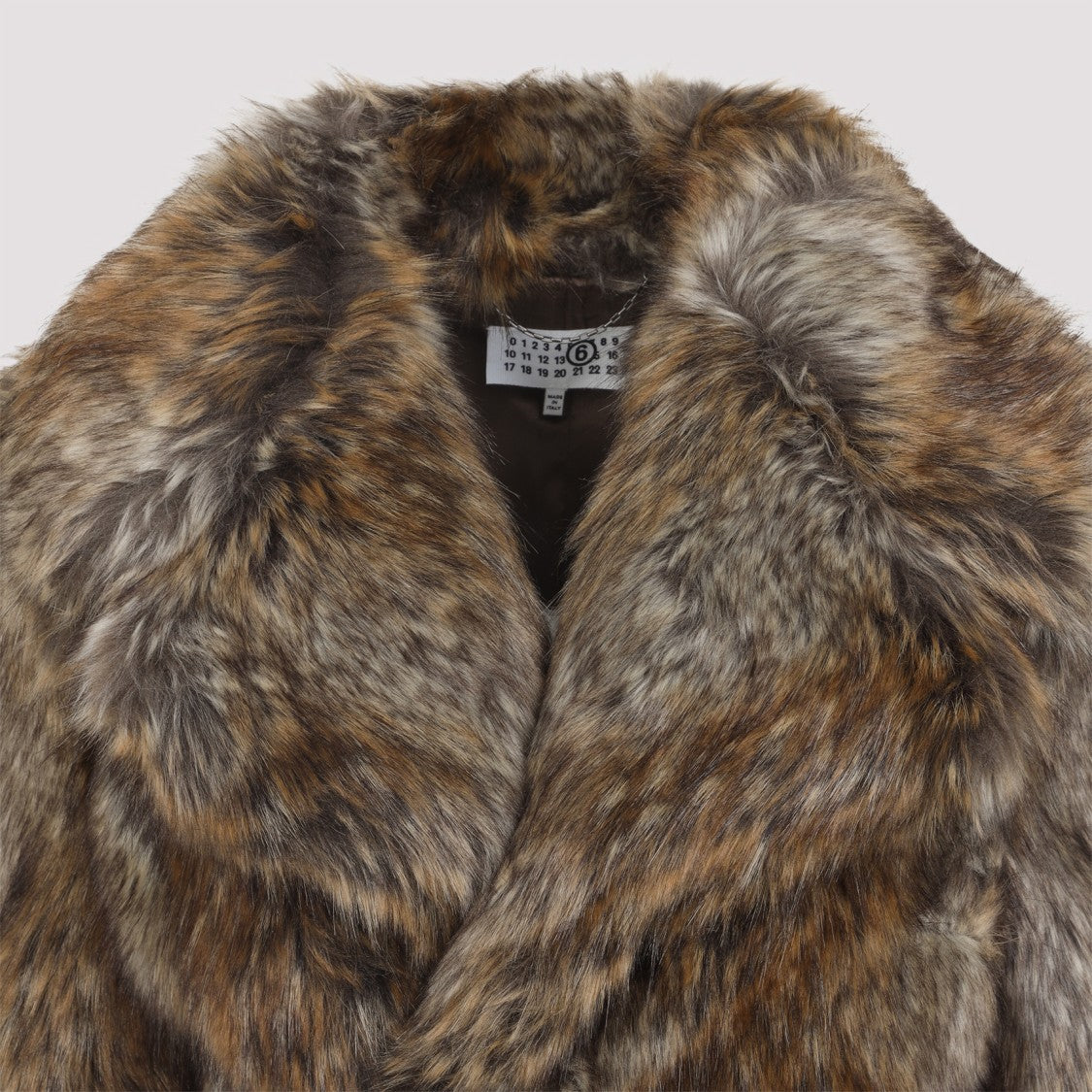 Mm6 By Maison Margiela Brown Acrylic Jacket