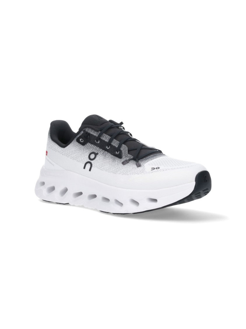 On White Cloudtilt Mesh Sneakers