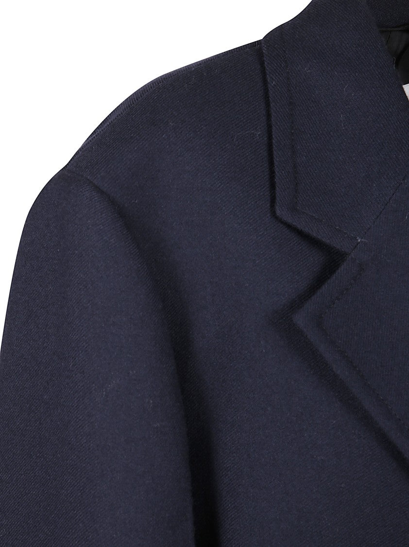 Jil Sander Tailored Deep Navy Jacket With Minimalist Design
