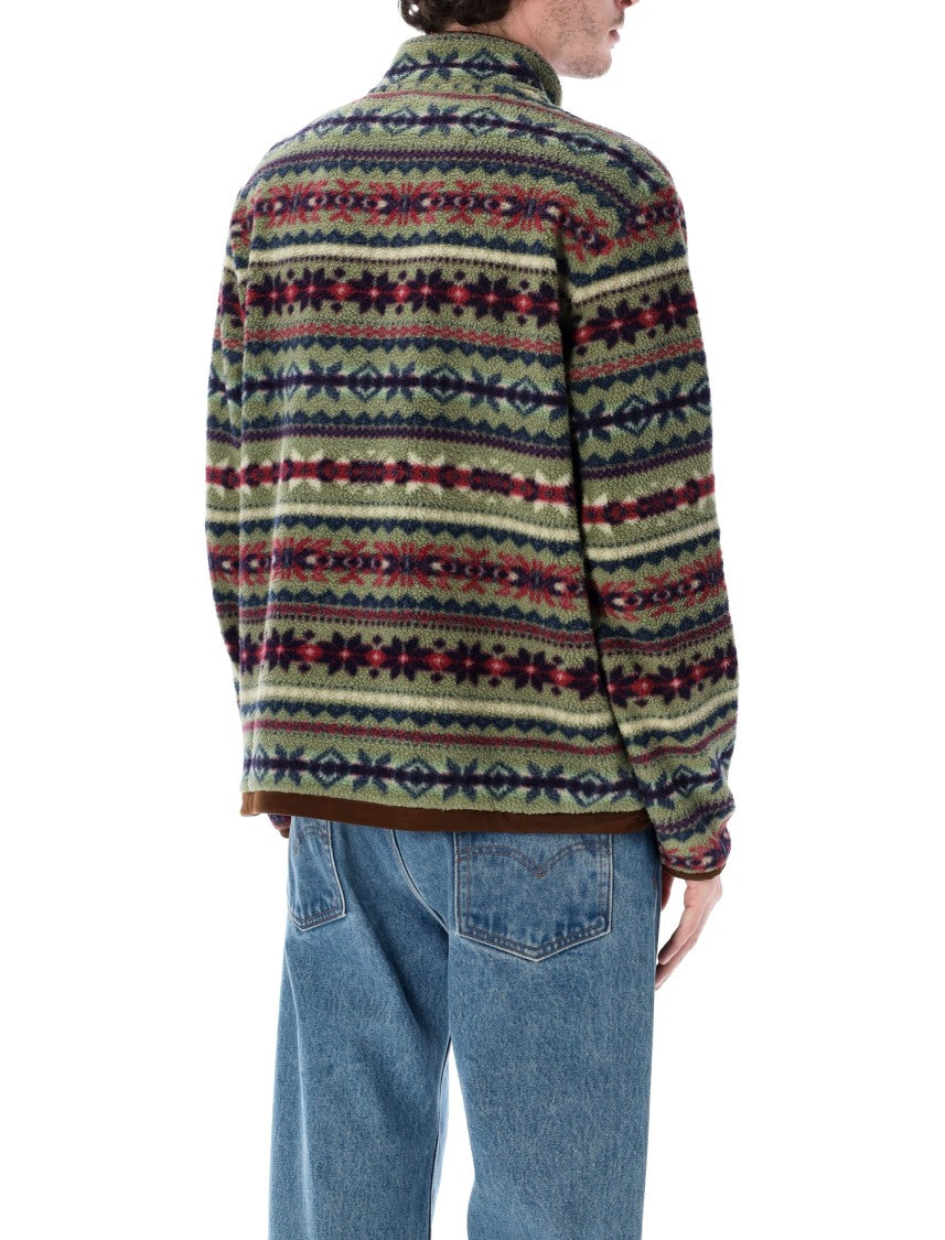 Polo Ralph Lauren High Collar Jacquard Fleece Pullover