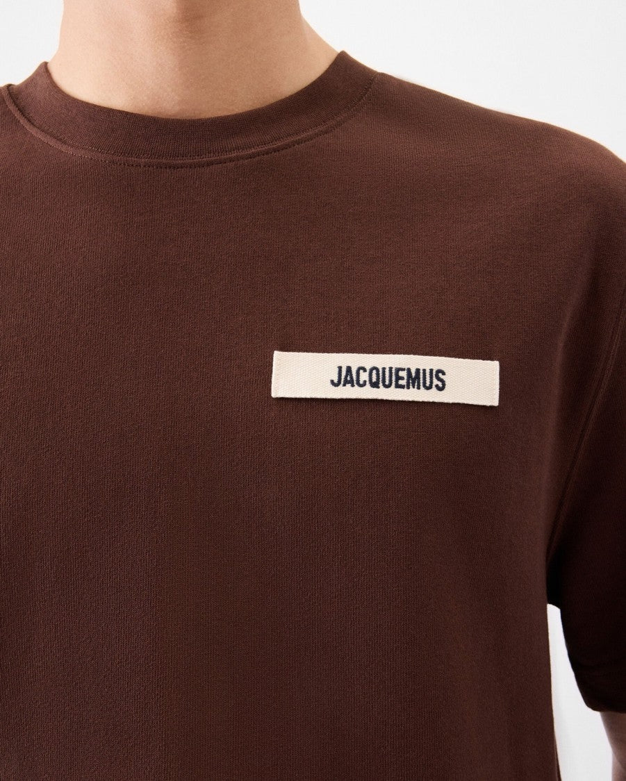 Jacquemus Short-Sleeved Crew Neck Jacquemus T-Shirt With Patch Detail