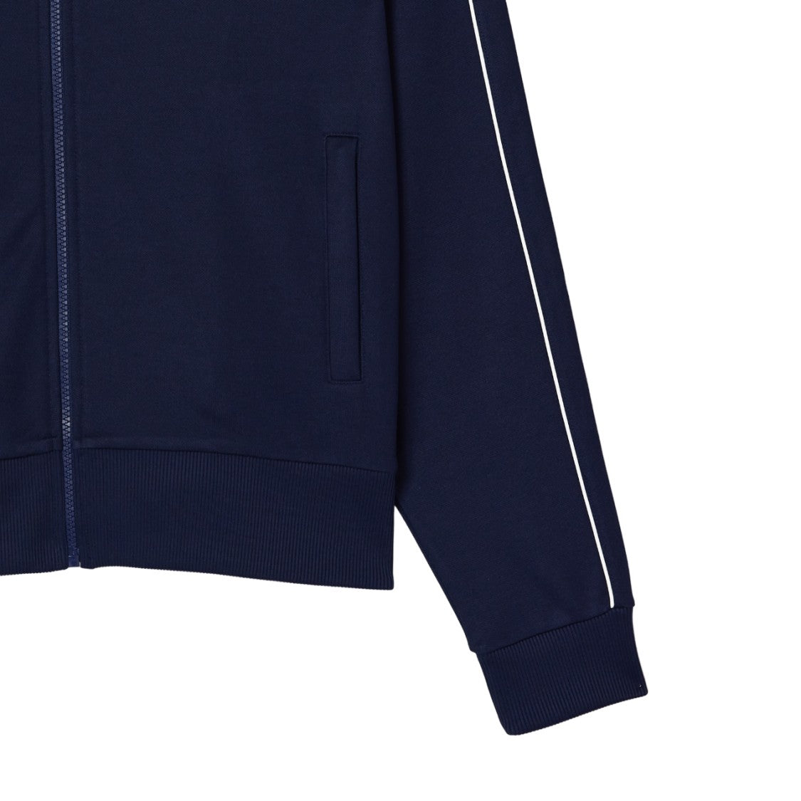Lacoste Athletic Fit Blue Sweatshirt Full Zip