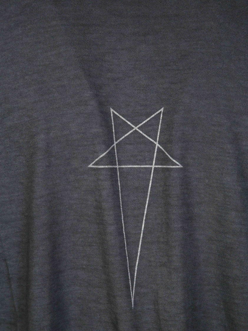 Drkshdw Black Jumbo Geometric Star Boxy Oversized T-Shirt