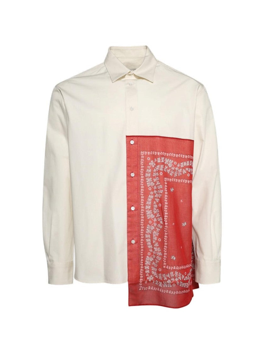 Lanvin Rateau Bandana Boxy Shirt - Off White