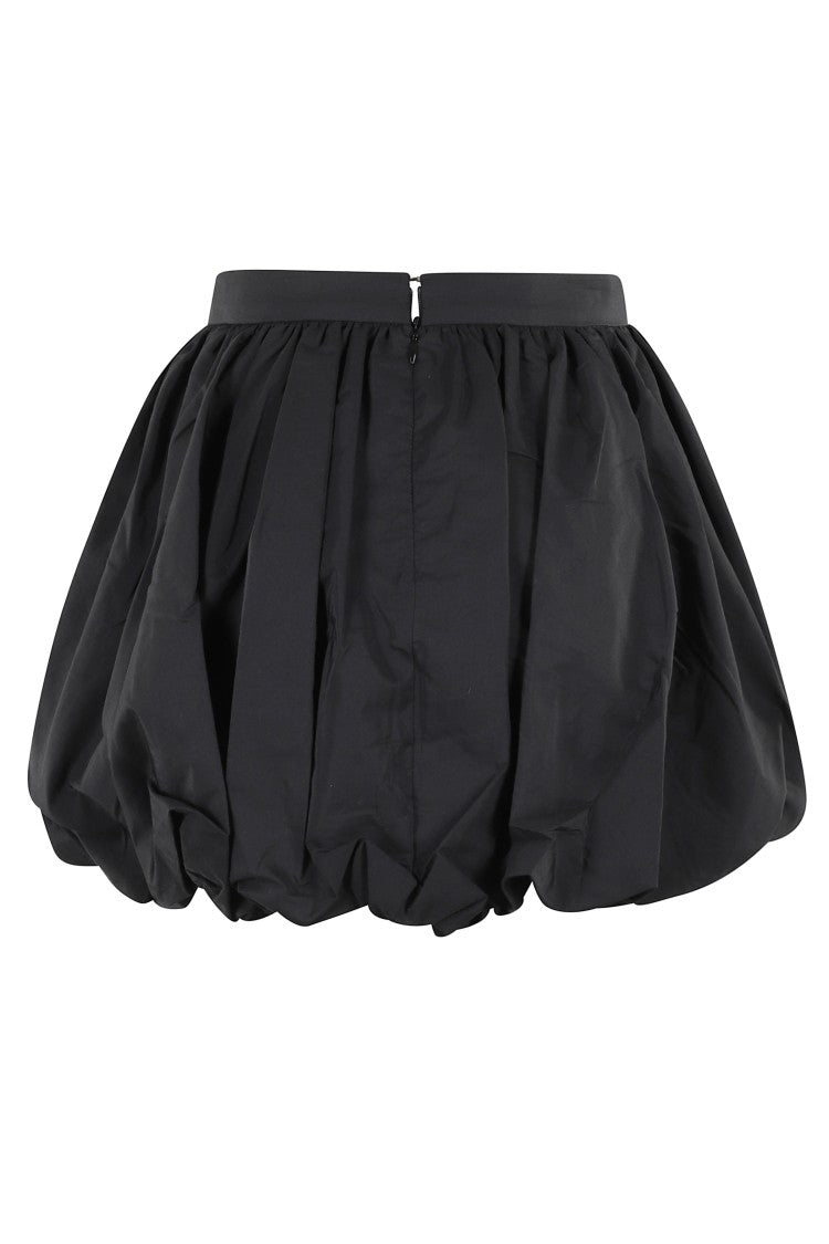 The Andamane Mini Skirt In Cotton Taffeta