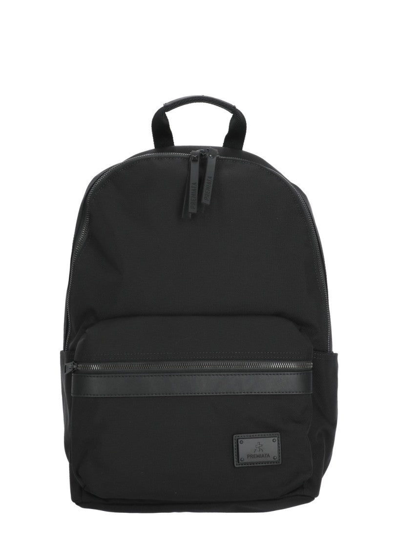 Premiata Blade 2140 Backpack With Embossed Logo And Multiple Compartments