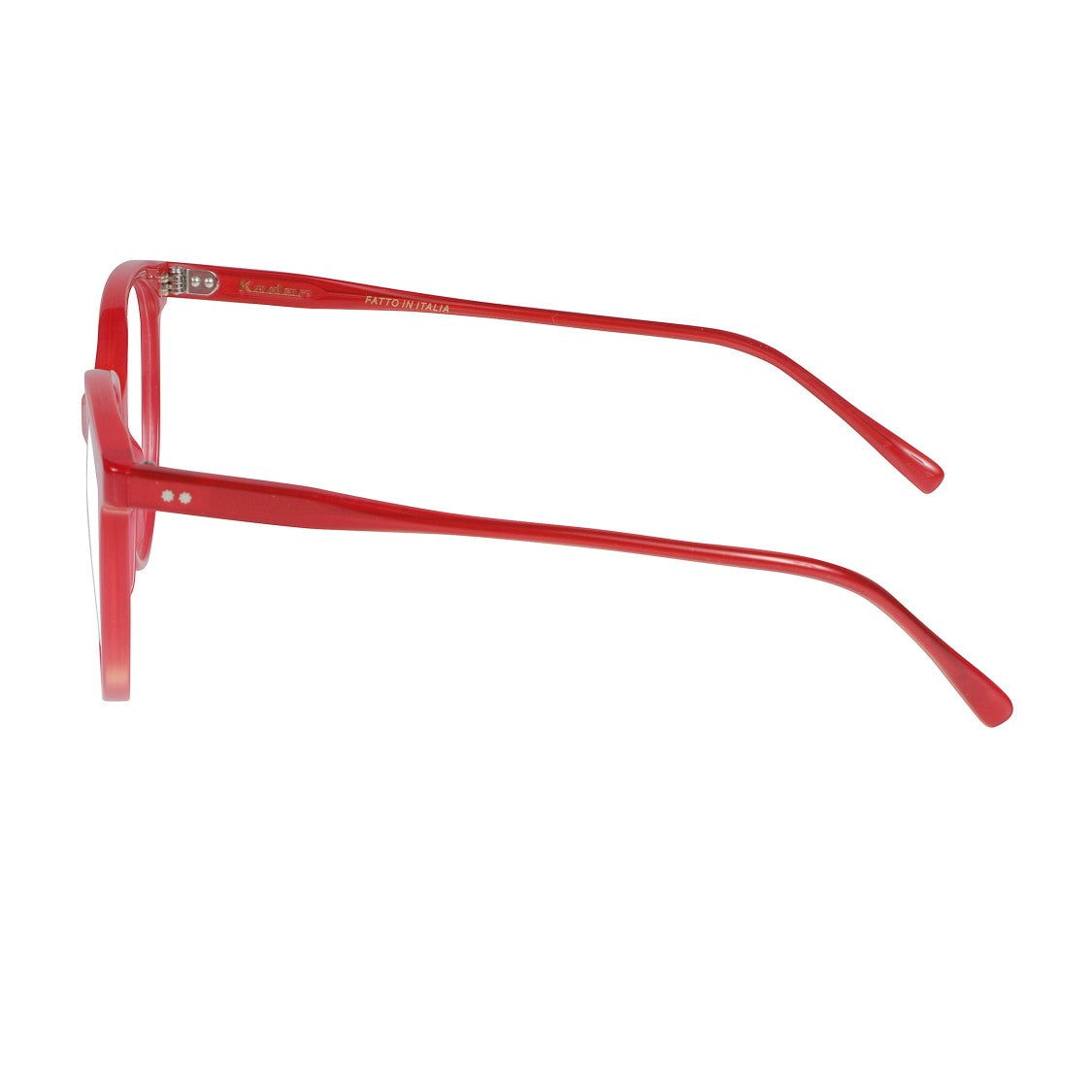 Kador Cynda/N-54 Bold Round Frame Sunglasses With Glossy Finish