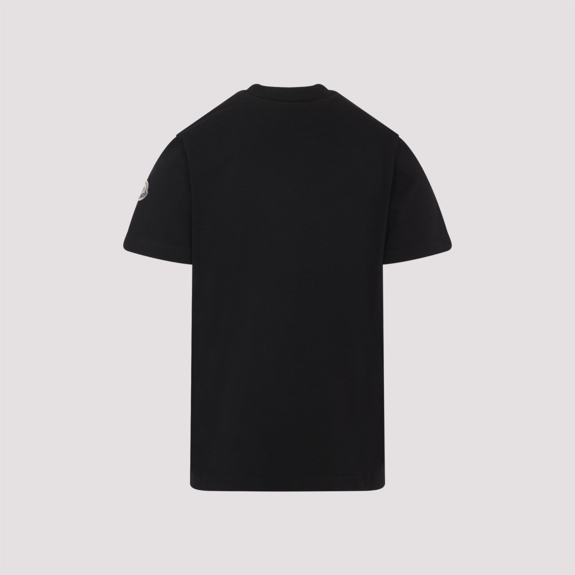 Moncler Black Cotton Short Sleeves T-Shirt