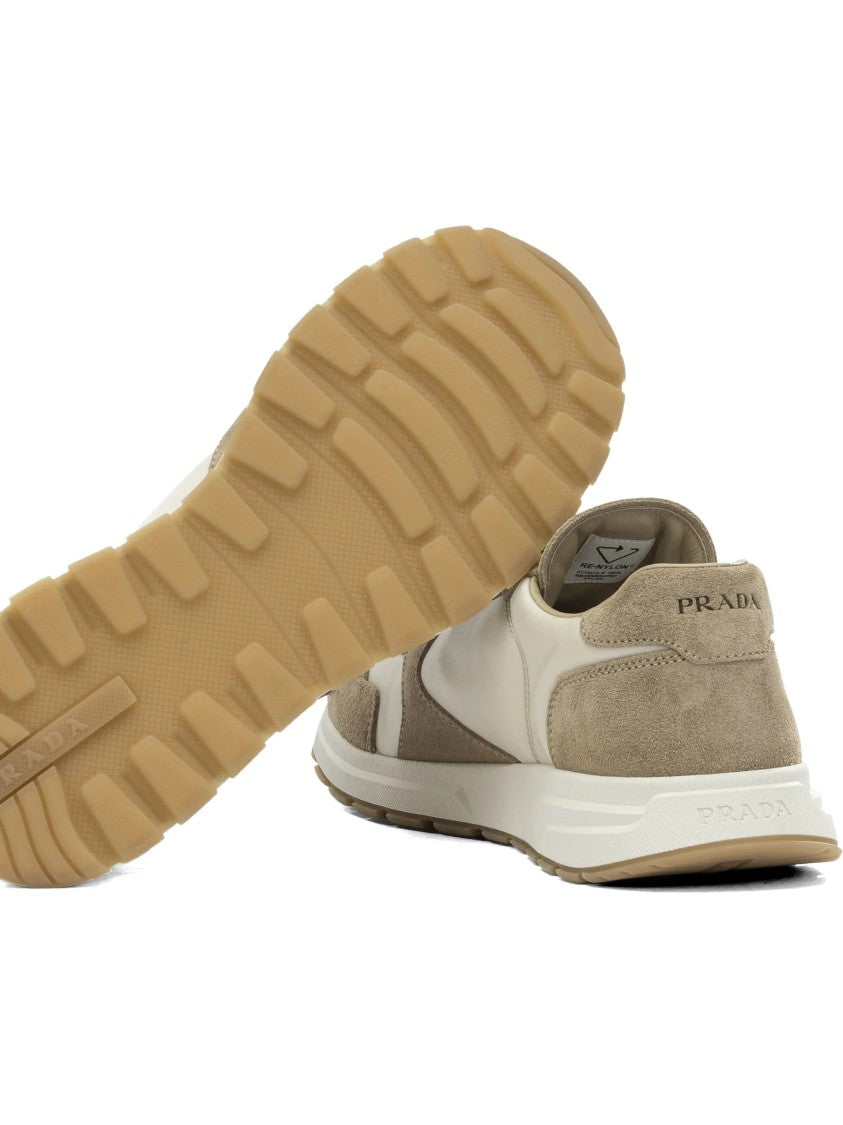 Prada Prax Low Profile Suede Sneakers