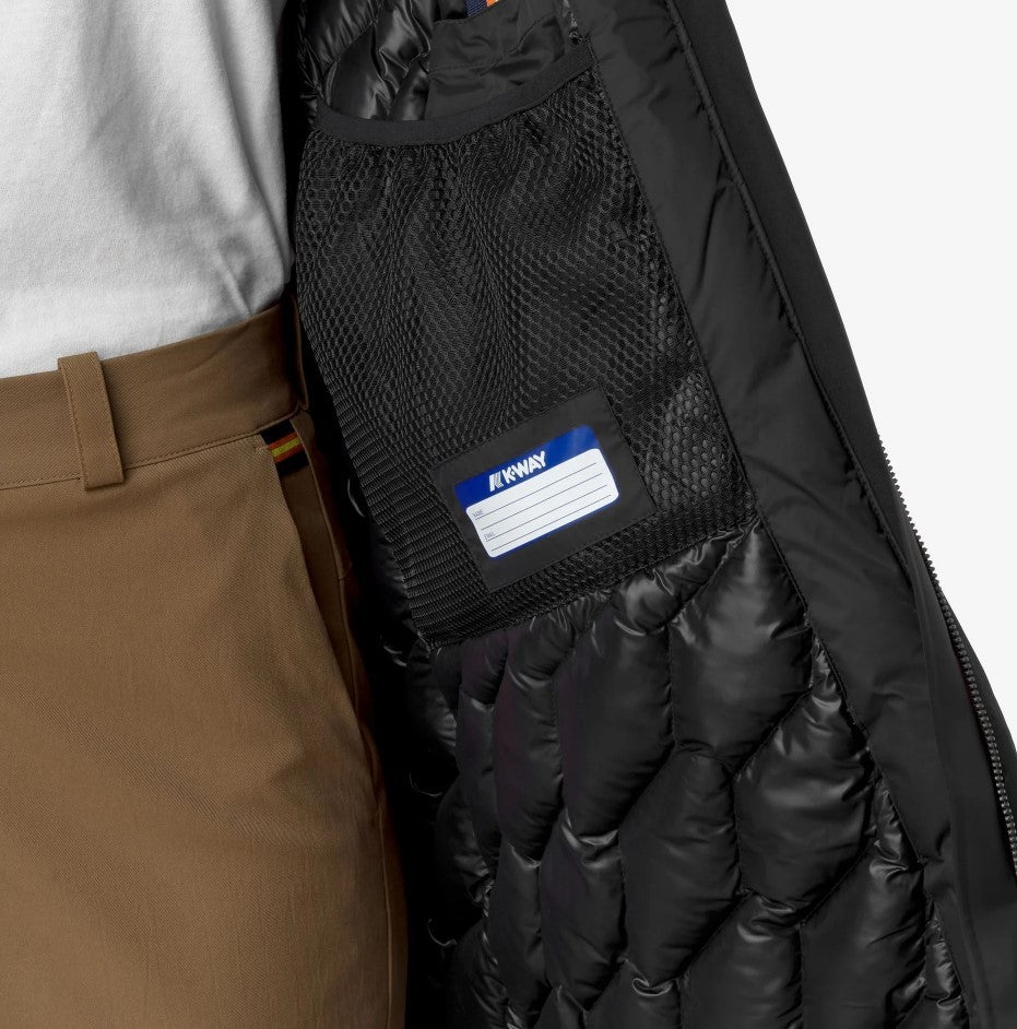 K-Way Mathiel Bonded Padded Long Coat