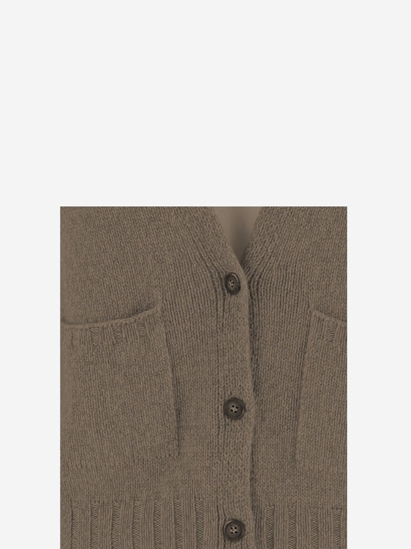 Oliver Lattughi V-Neck Cashmere Cardigan