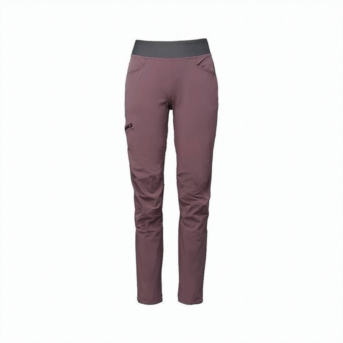 Black Diamond Burgundy Slim Fit Straight Pants