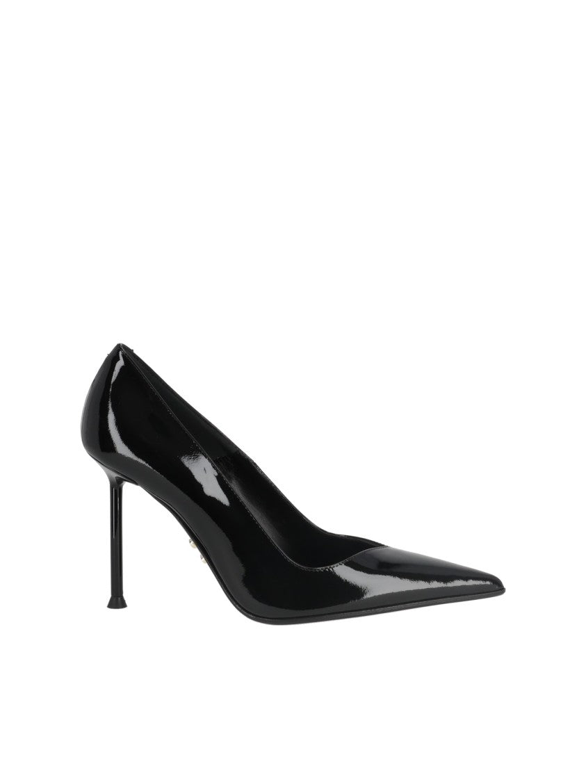 Sergio Levantesi Black Pop67 Patent Leather High-Heeled Pumps