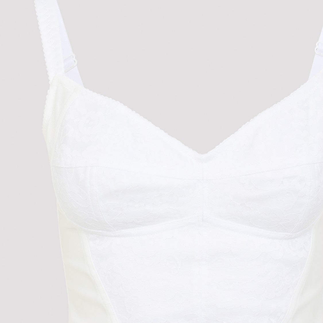 Dolce & Gabbana Optical White Dress