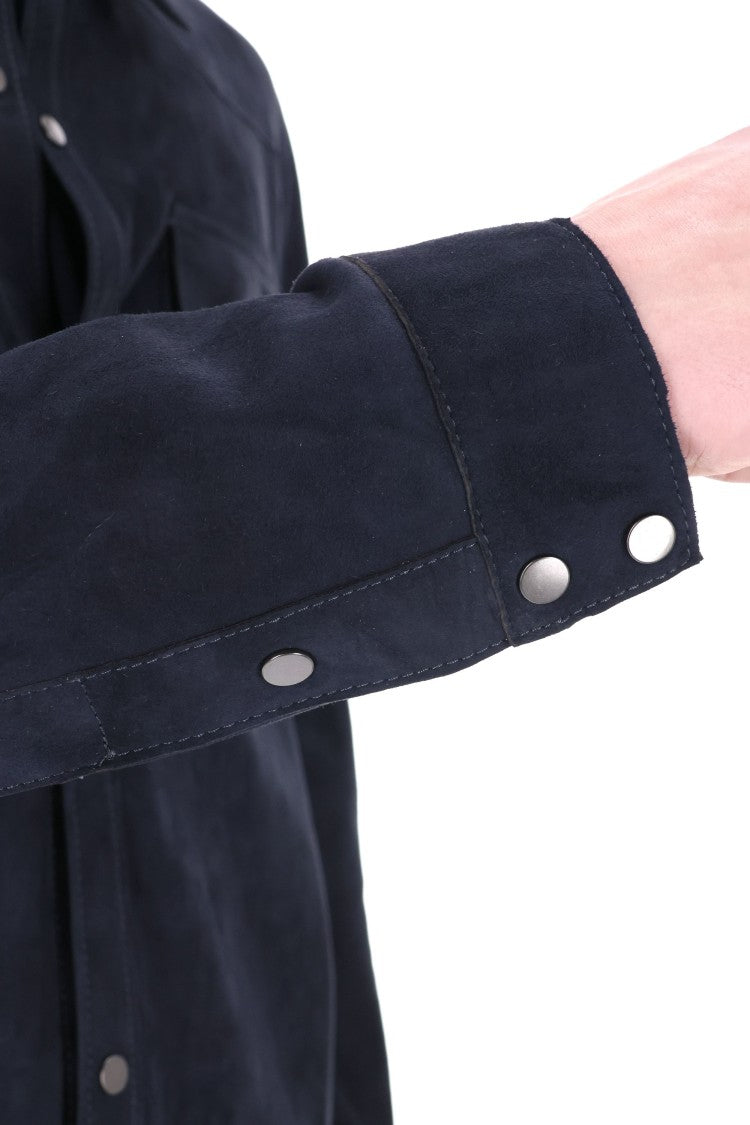 Salvatore Santoro Superlight Suede Overshirt