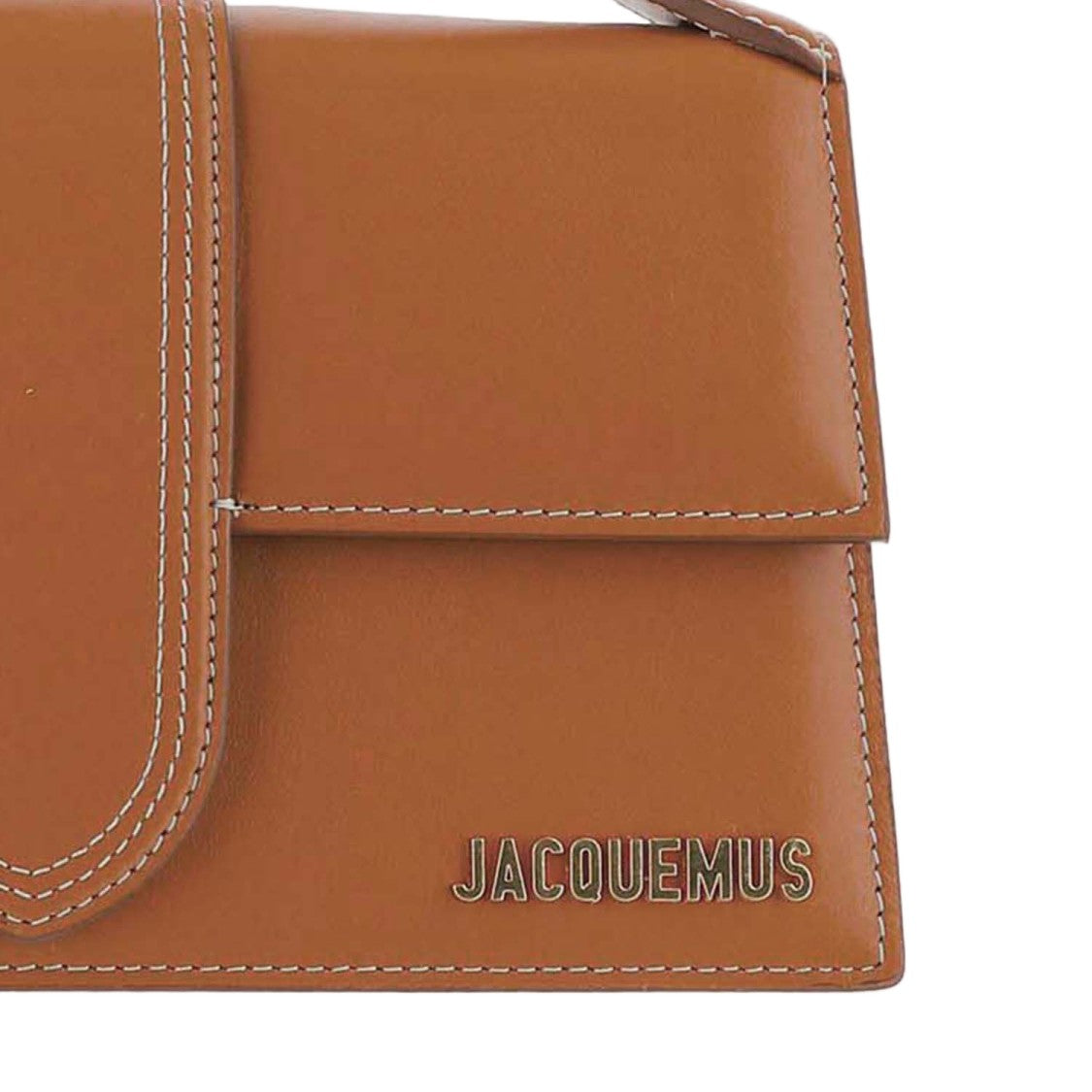 Jacquemus Structured Leather Bag With Flap Closure