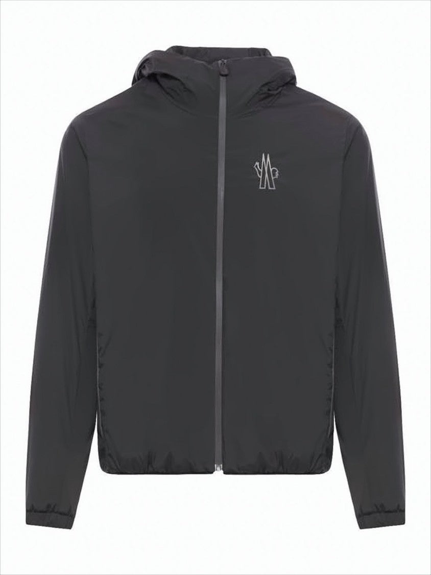 Moncler Lightweight Hooded Jacket With Zipper Closure