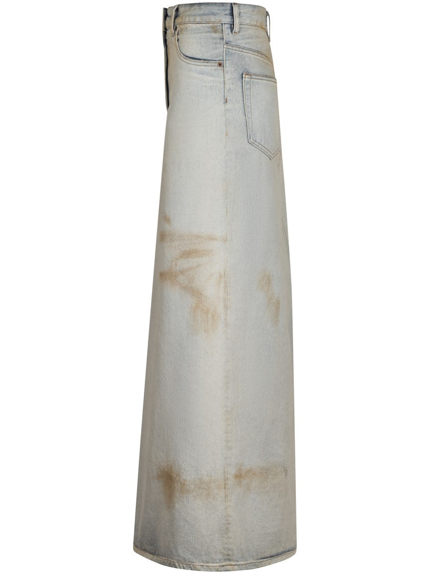 Mm6 By Maison Margiela High-Waisted Maxi Skirt