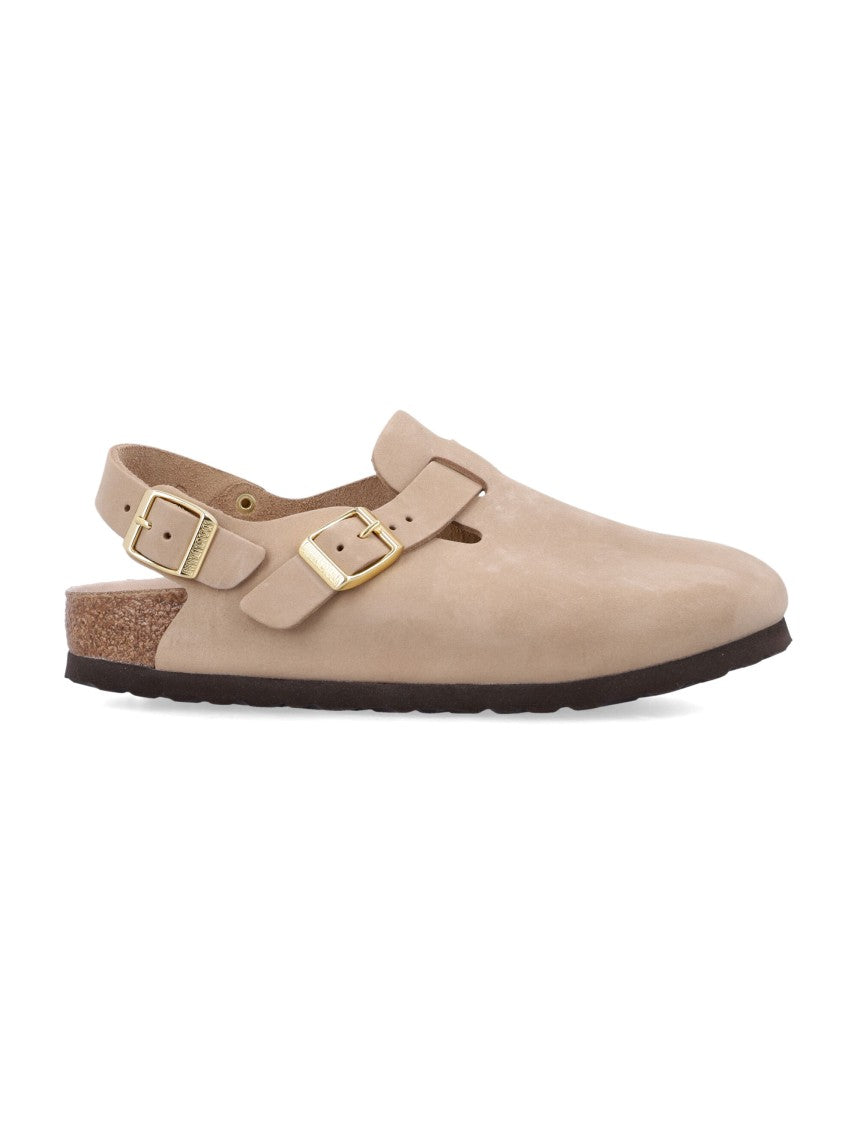 Birkenstock Comfortable Nubuck Leather Tokio Mules