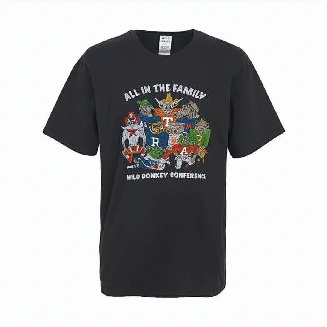 Wild Donkey Graphic Print Short-Sleeve T-Shirt With Relaxed Fit