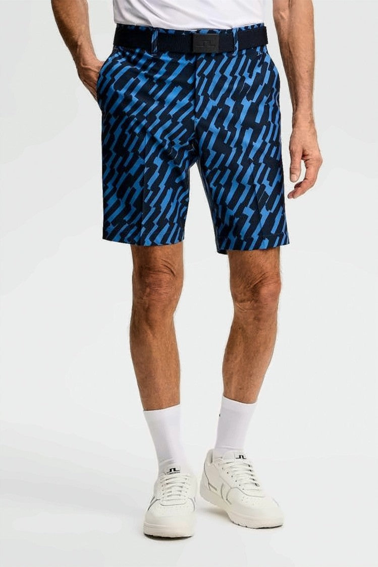 J Lindeberg Geometric Pattern Tailored Fit Shorts