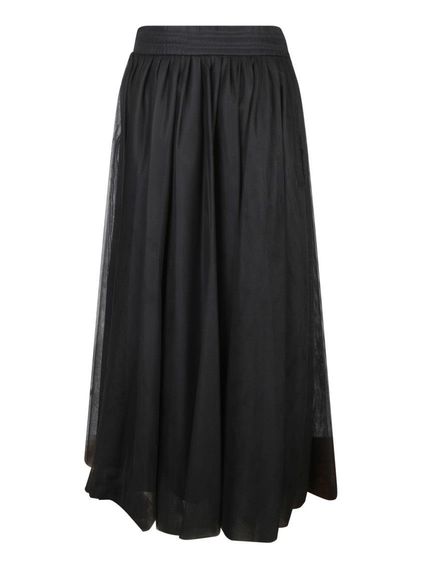 Fabiana Filippi Midi Skirt With Soft Tulle