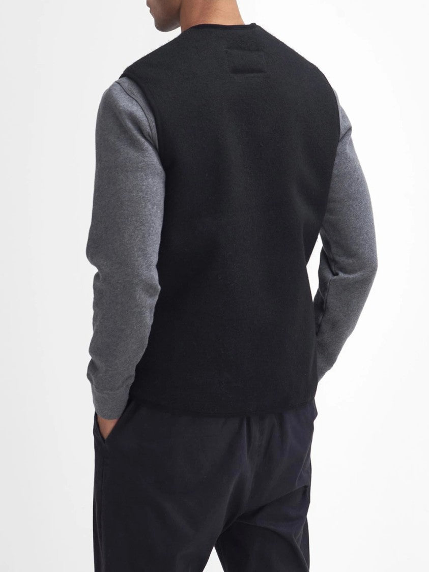 Barbour Warm Pile Waistcoat With Zip Closure