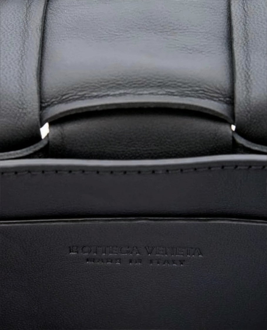 Bottega Veneta Compact Shoulder Bag With Padded Woven Design