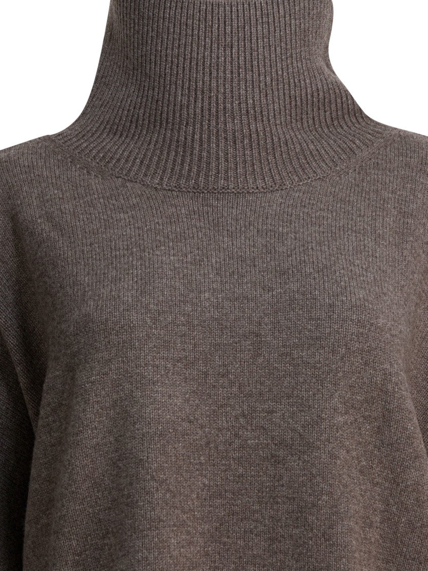 Loulou De Saison High Ribbed Turtleneck Sweater With Cashmere Blend