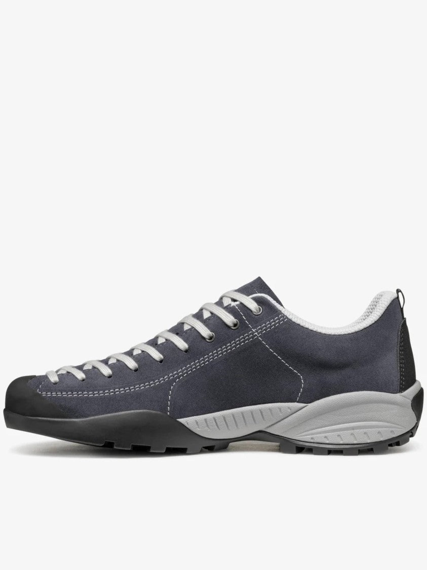 Scarpa Grey Suede Extended Lacing Sneakers