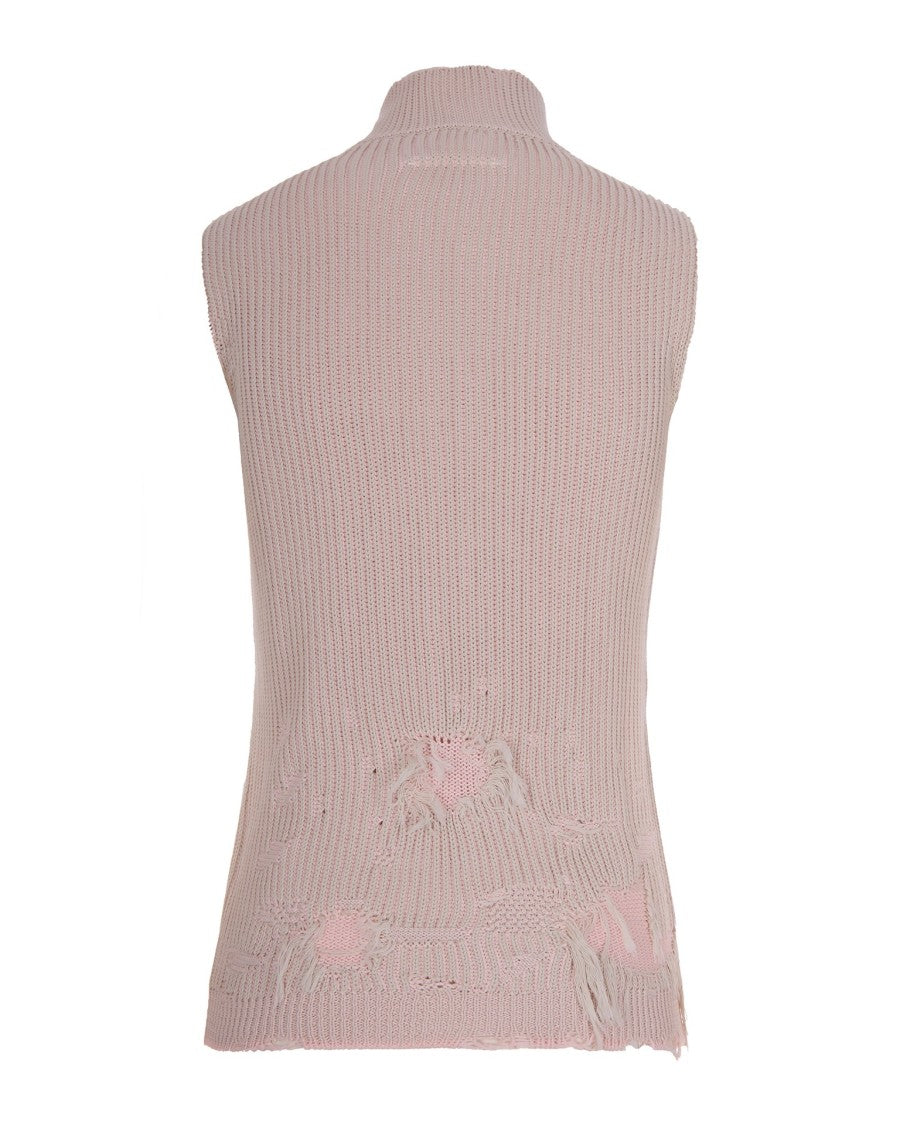 Mm6 By Maison Margiela Ribbed Knit Vest