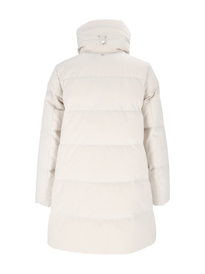 Duno Structured High-Collar Padded Down Jacket