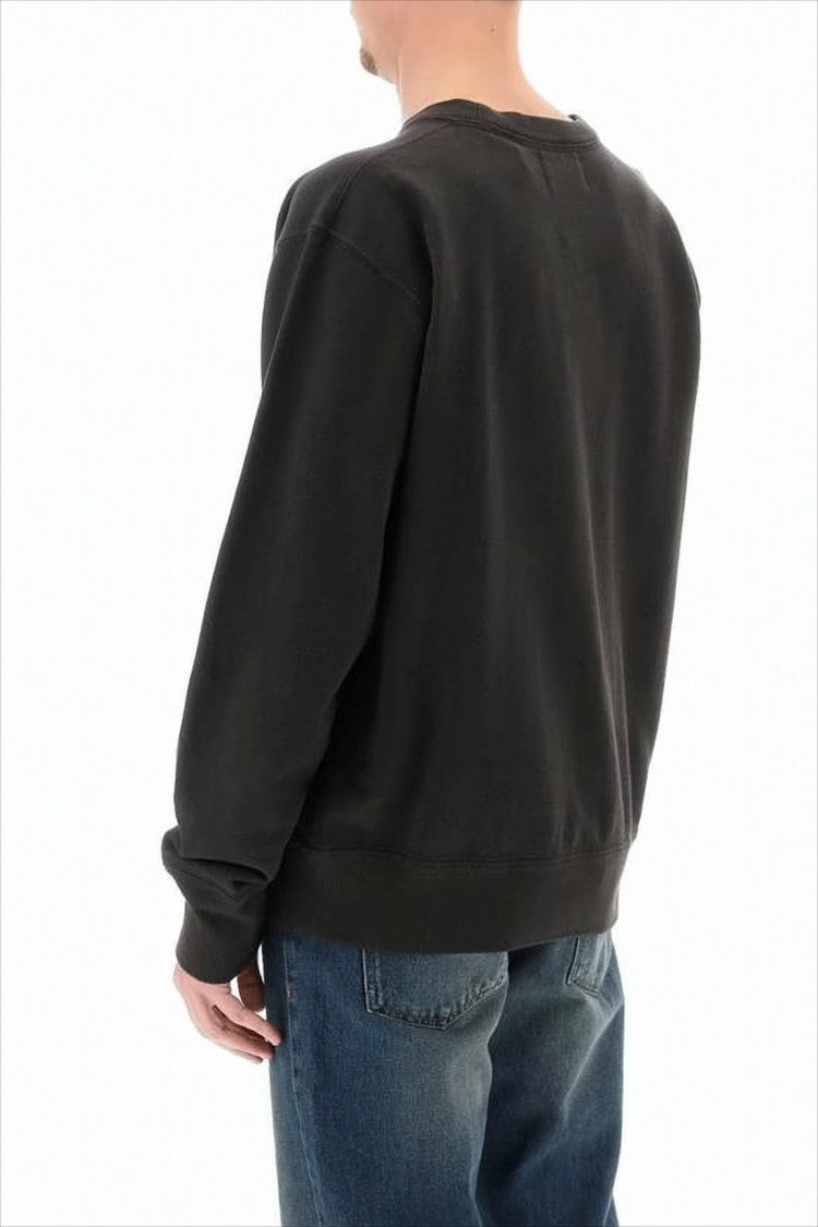 Isabel Marant Relaxed-Fit Long Sleeve Sweatshirt With Ribbed Details