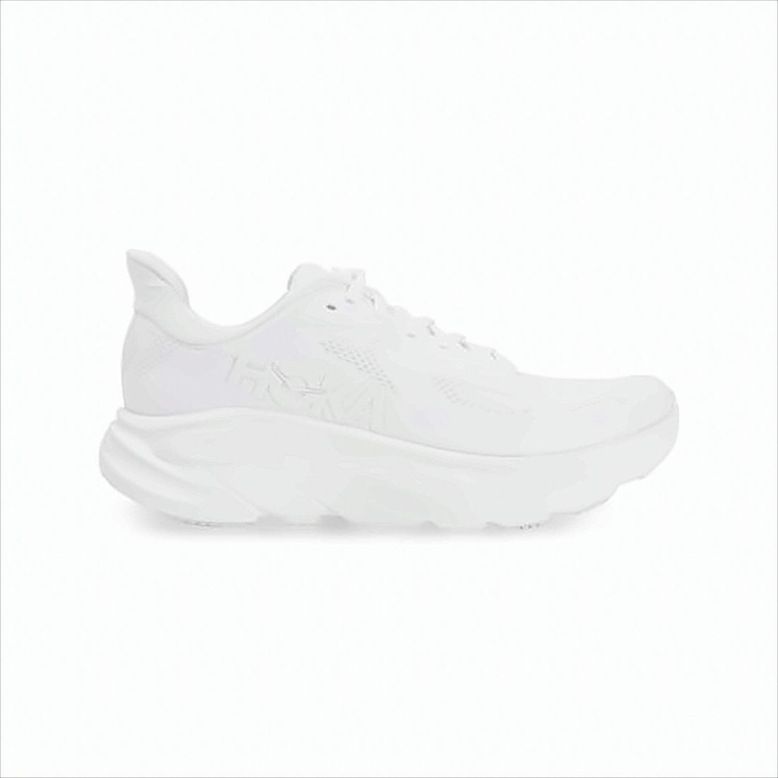 Hoka Breathable Mesh Sneakers With Cushioned Rubber Sole