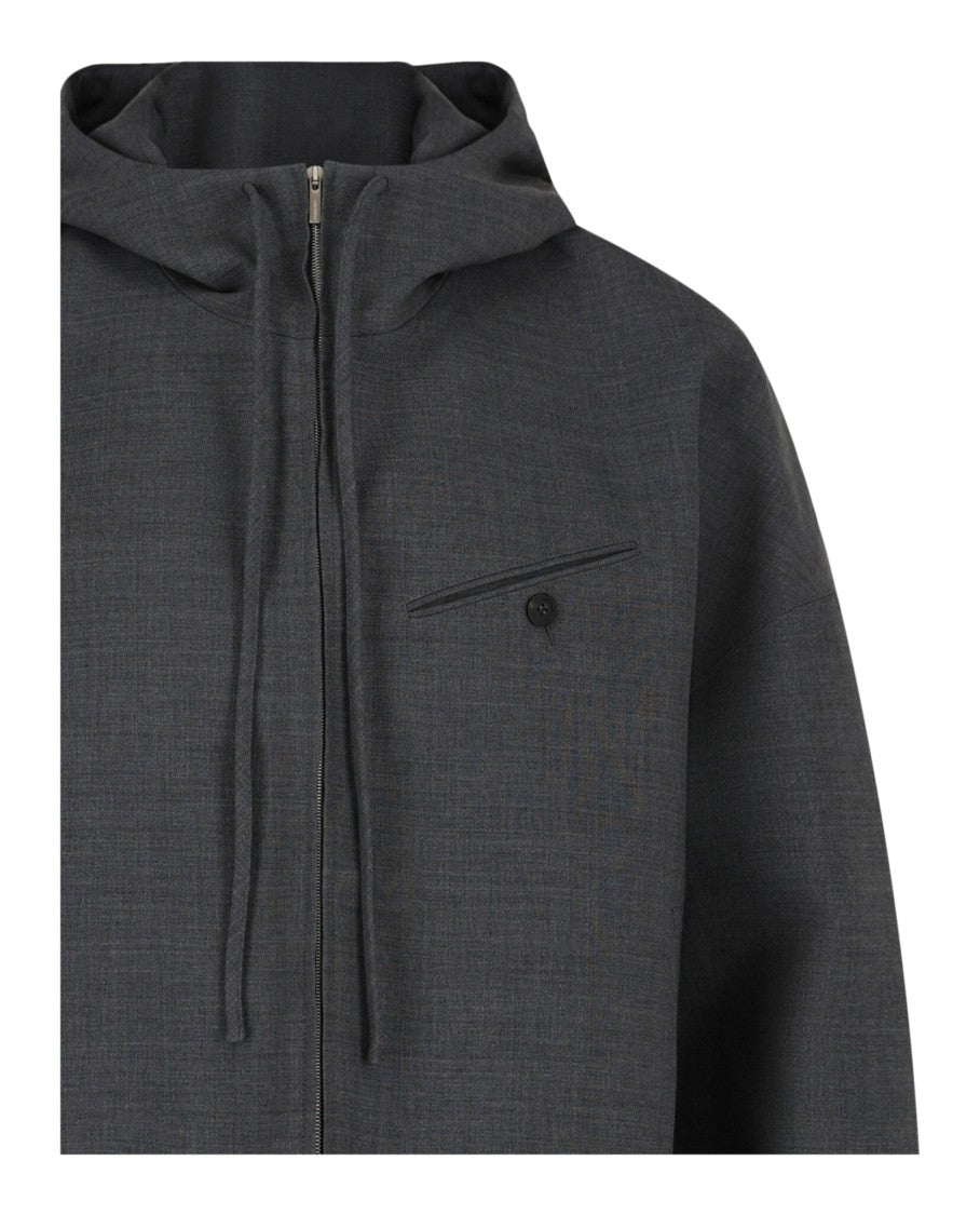 Ferragamo Wool Zip-Up Jacket