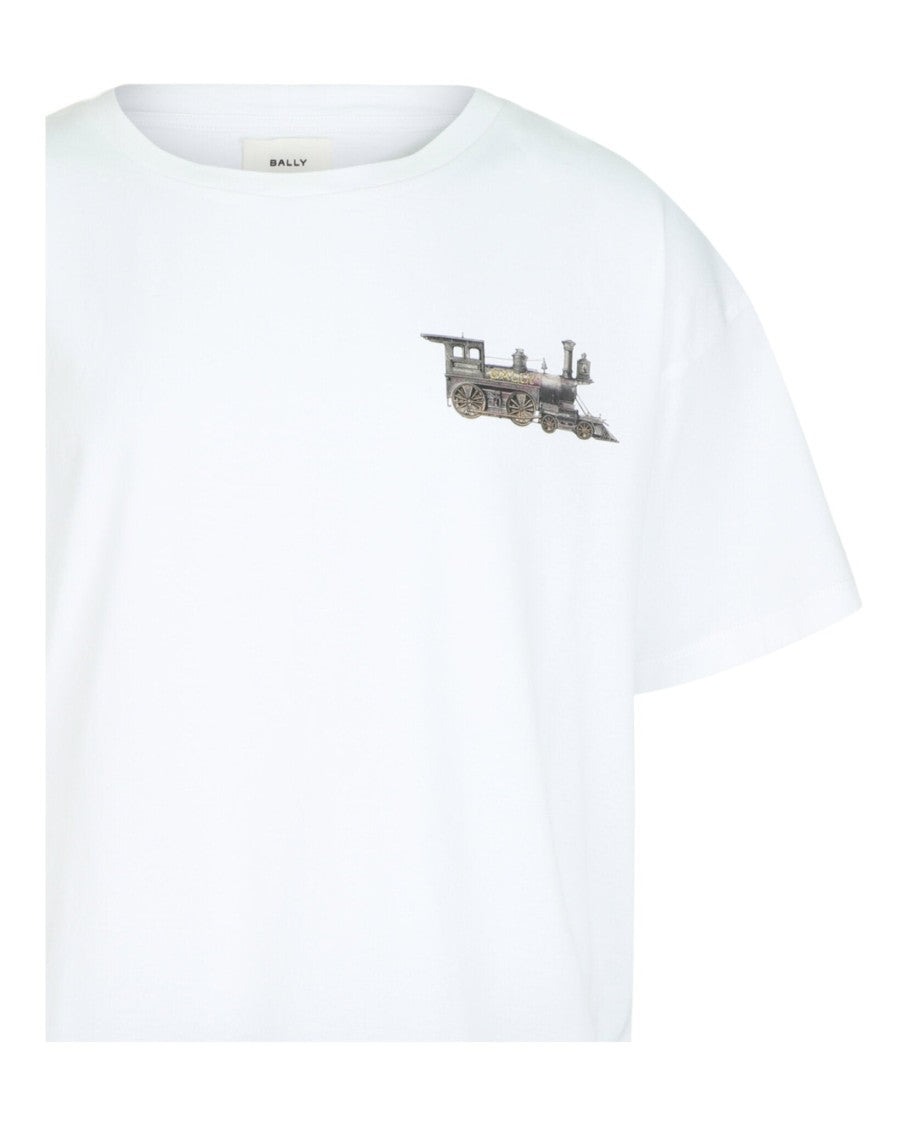 Bally Vintage Train Graphic Print Bally T-Shirt