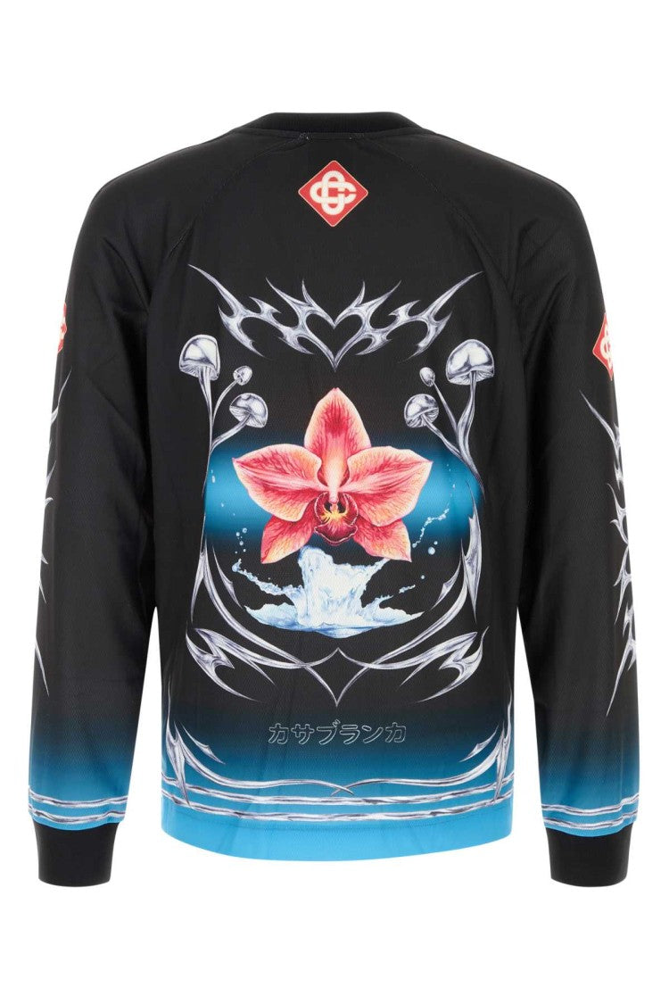 Casablanca Printed Polyester T-Shirt