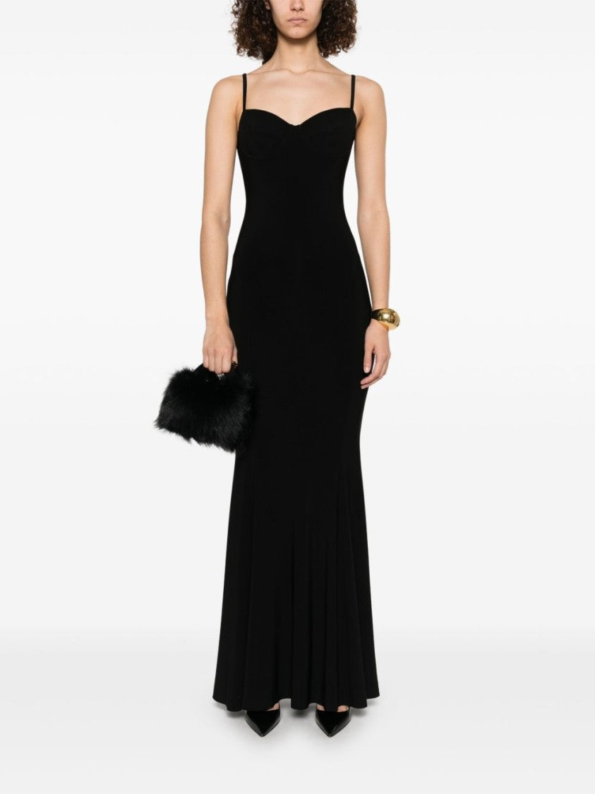 Norma Kamali Fitted Dress With Sweetheart Neckline