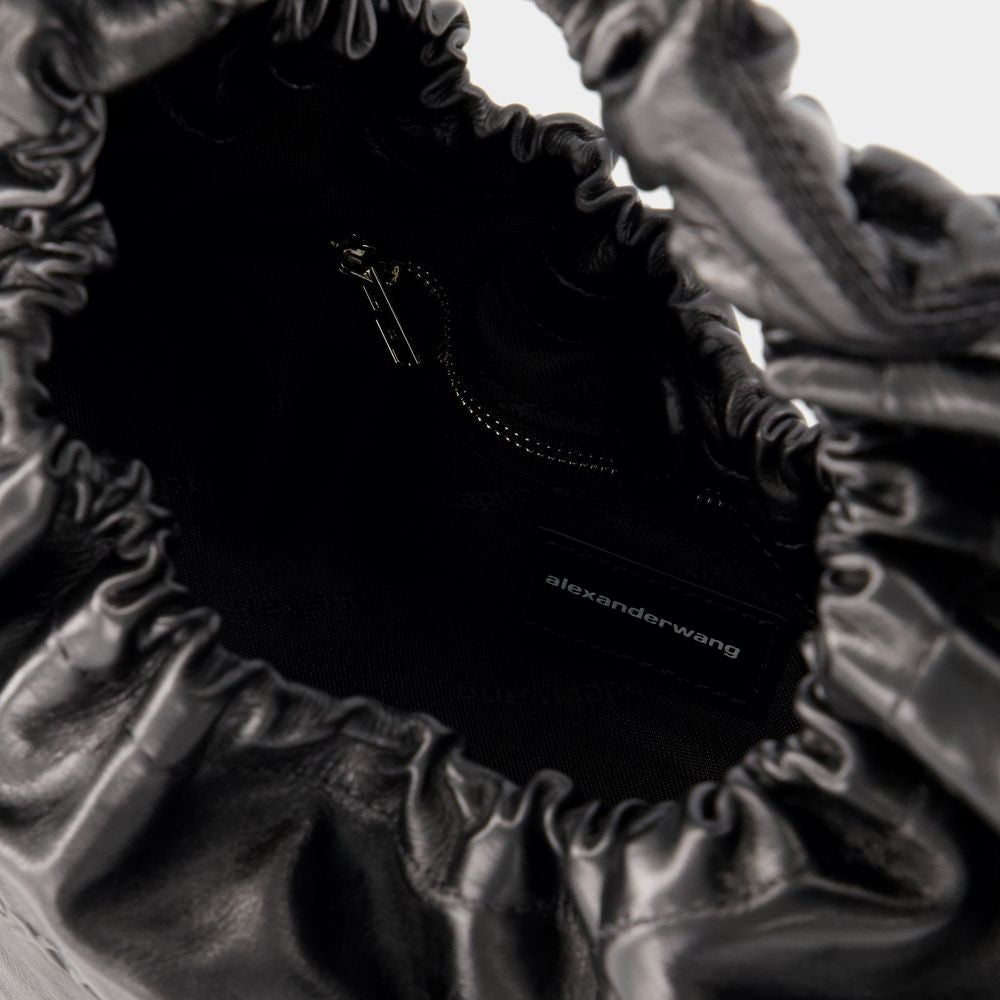 Alexander Wang Crescent Small Purse - Leather - Black