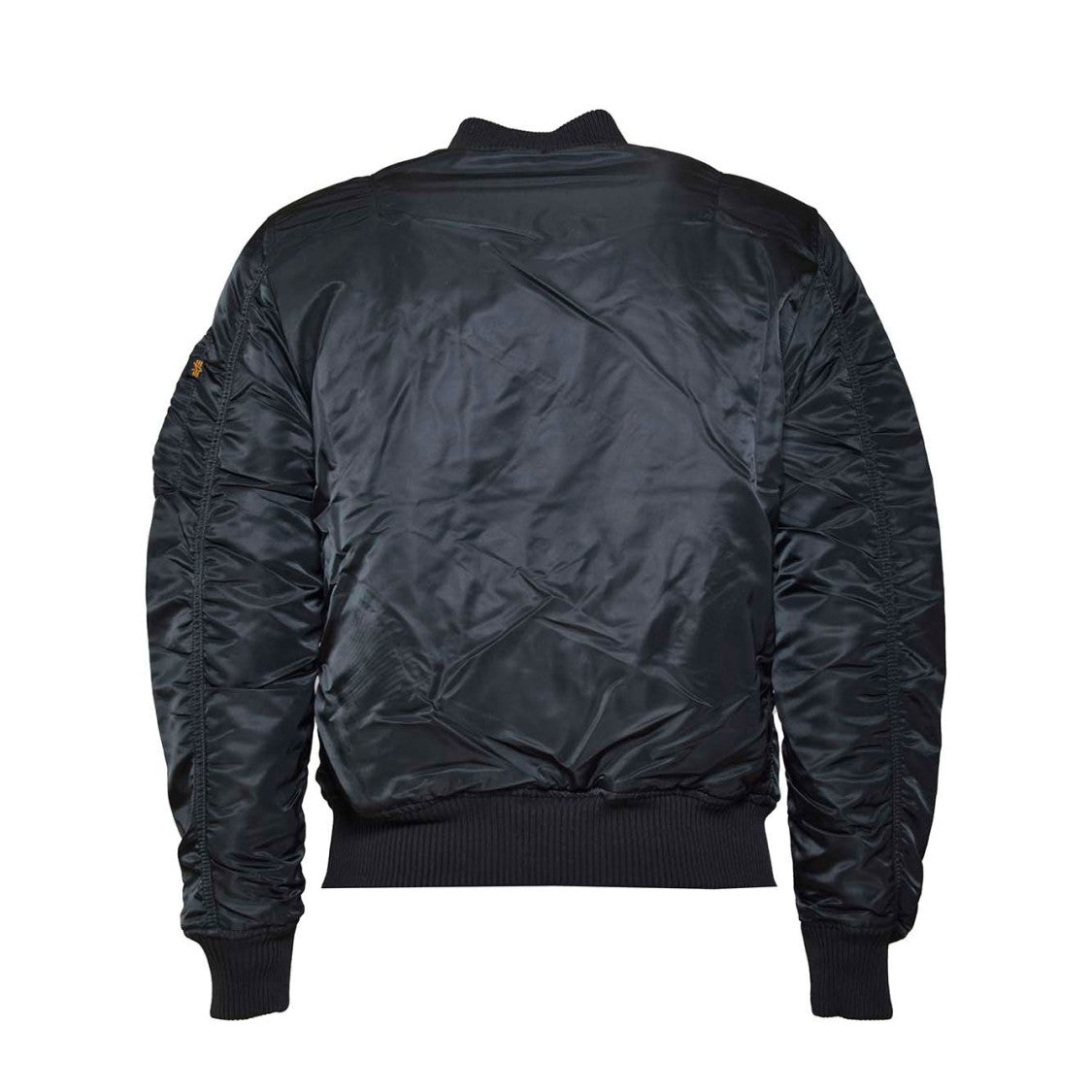 Alpha Industries Ma-1 Vf Short Padded Bomber Jacket In Black